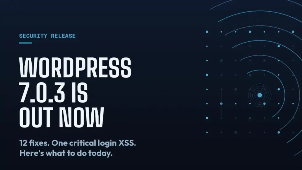 WordPress 7.0.3 Security Release: What Agencies Need to Know Now