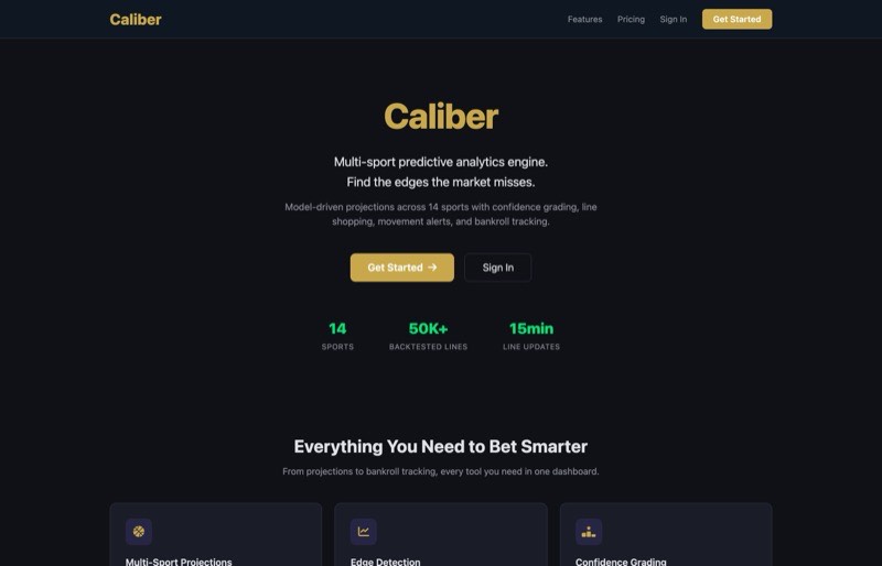 Caliber - Precision Sports Analytics